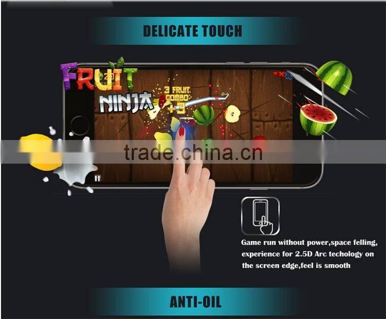 Tempered glass screen protector for mobile iphone 6 plus .