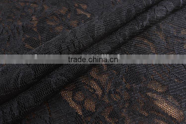 Textile supplier Best selling Fashion Knitted nylon lace for wedding dress
