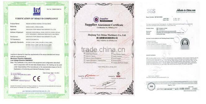 High speed paper cup machine 100pcs/min 3oz-20oz (DEBAO-600S)