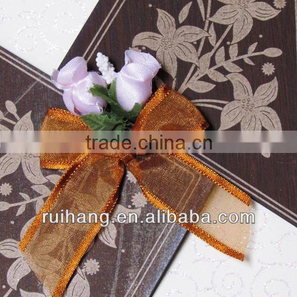fashion wood wedding invitation card--WW003