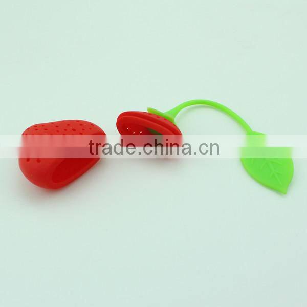 Strawberry Design Silicone Tea Infuser Strainer