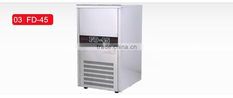 Stainless steel industrial block cube ice machines