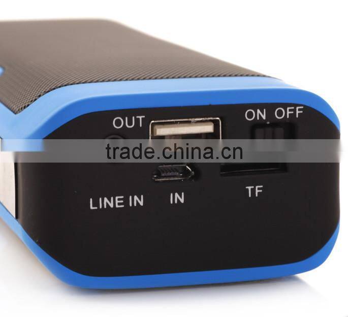 Hot Selling Portable Wireless Bluetooth Stereo Speaker Powerful Sound /4000mah Battery Backup TF Card Play