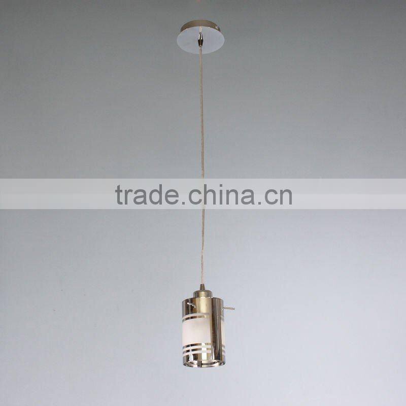 Contemporary single hanging lamp& glass pendant
