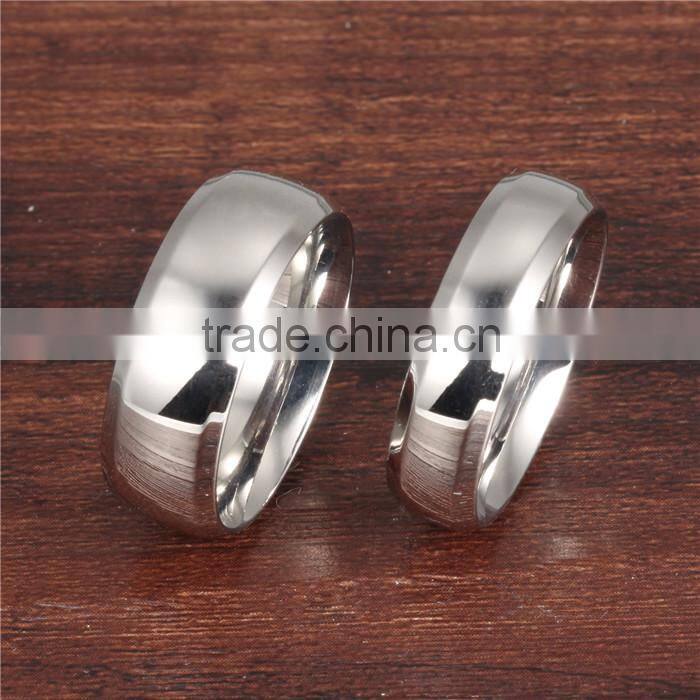 2016 silver plated jewelry gold plain ring