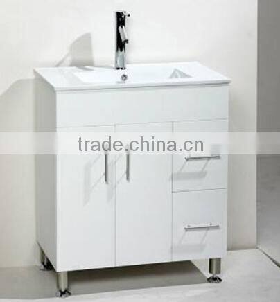 Modern design floor mounted small commercial bathroom vanities