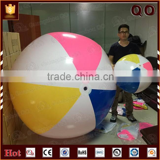 Promotional giant colorful beach ball fabric covered beach ball