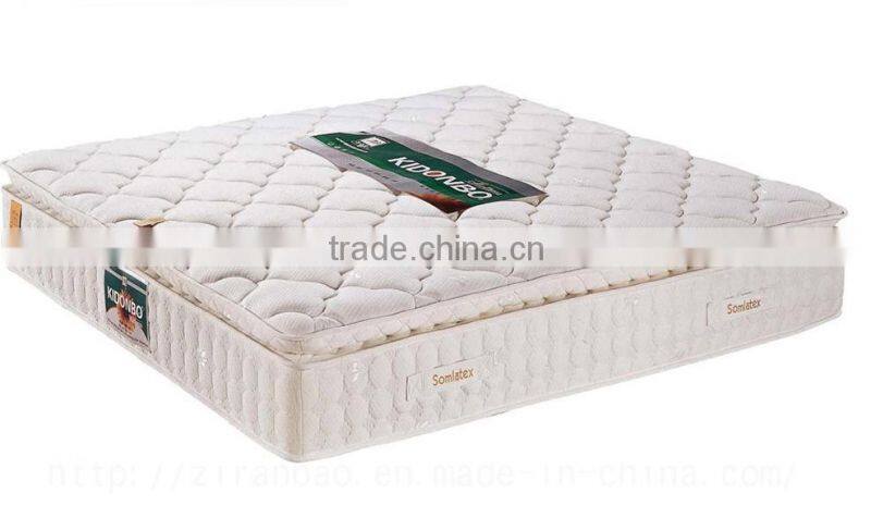 Super comfortable pillow top pocket spring mattress--ZRB 123