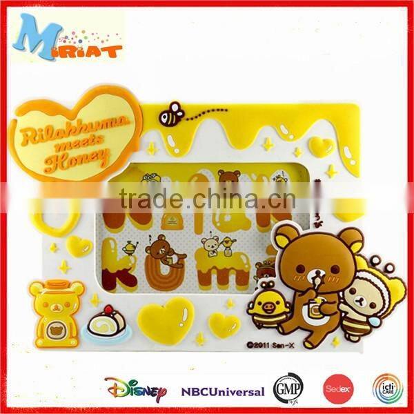 Lovely cartoon character m&m pvc photo frame