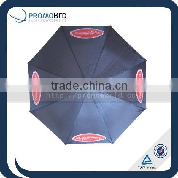 Custom Windproof Personalized Auto Open Button Advertising Golf Umbrella