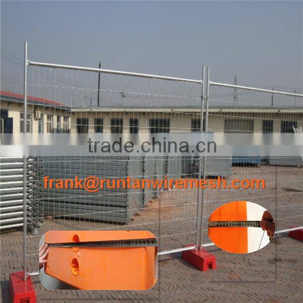 factory 2014 steel hot dipped galvanized welded temporary construction fence