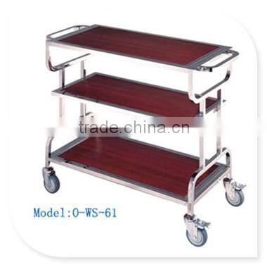 natural wine car yiyongjia luxury wine liquor trolley cart stainless steel meat trolley