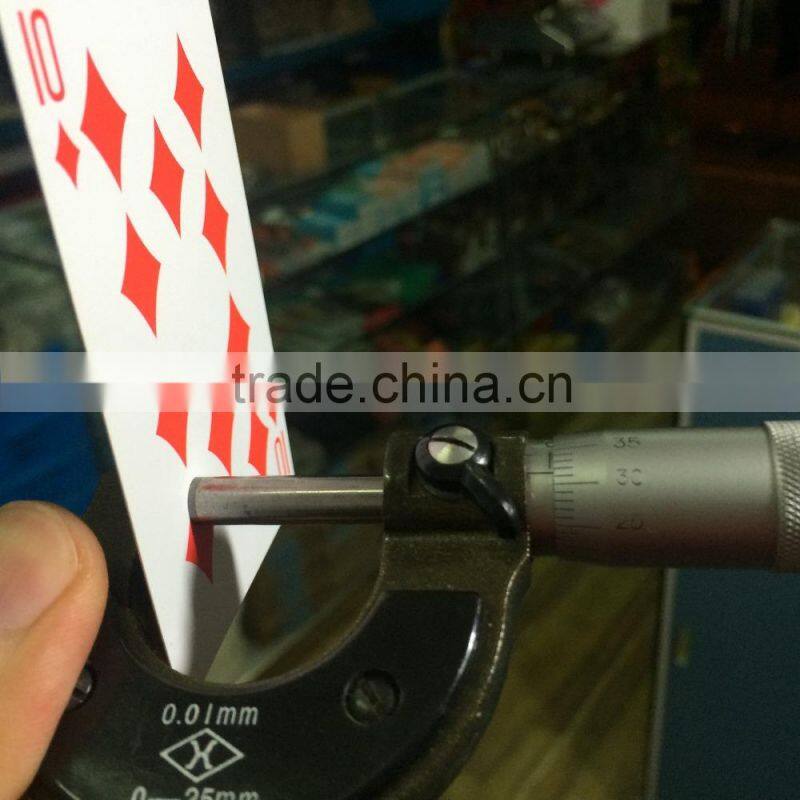 High end plastic playing cards thickness with custom logo