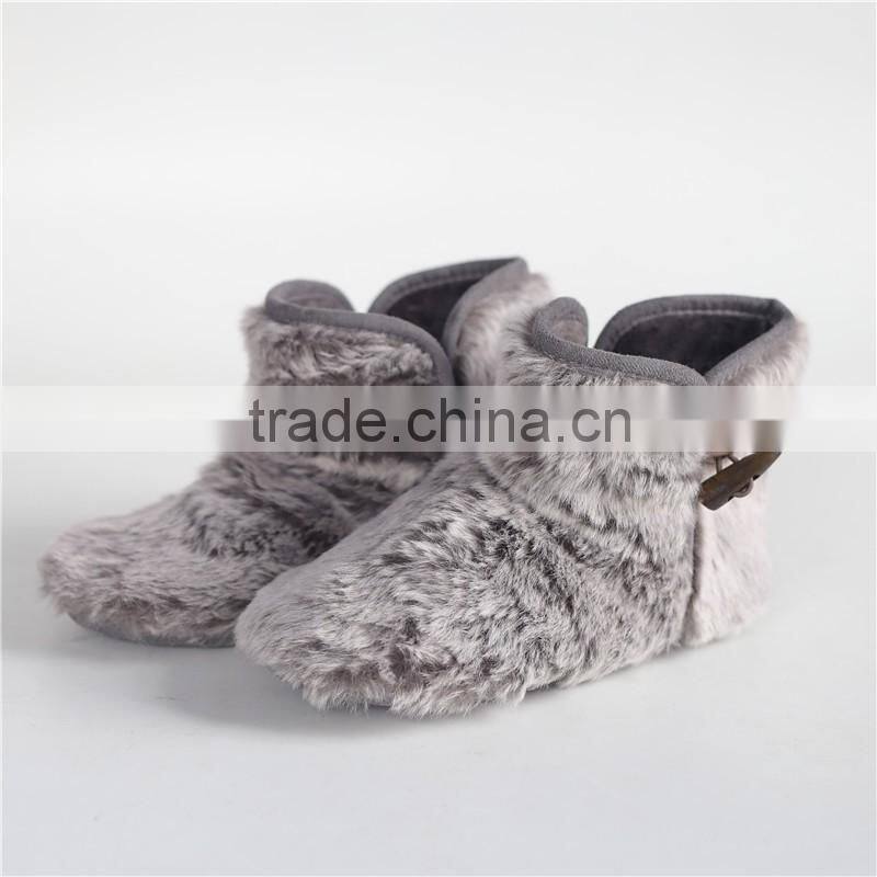 Ladies coral fleece indoor boot