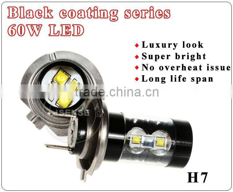 12V 80w/60w/50w H4 High Power led fog lamp HID Xenon White Headlight Led Vehicles Car Fog Lights Bulbs