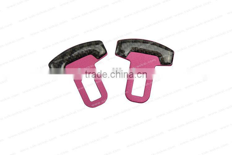 Real Carbon Fiber Buckle Safety Belt Colorful BuckleS