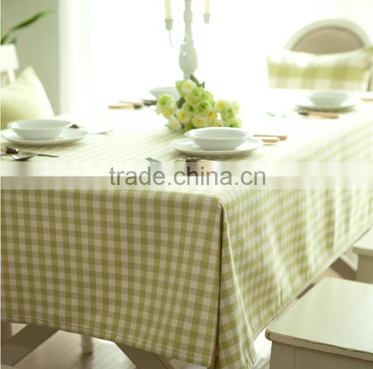 Eco-friendly printed mini check in different colors cotton table cloth ,Printed Table Cloth