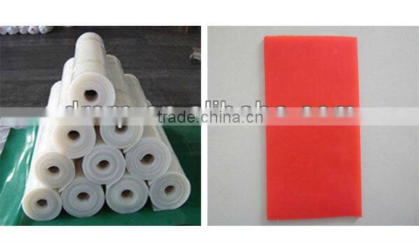 Semi-transparent silicone rubber sheet