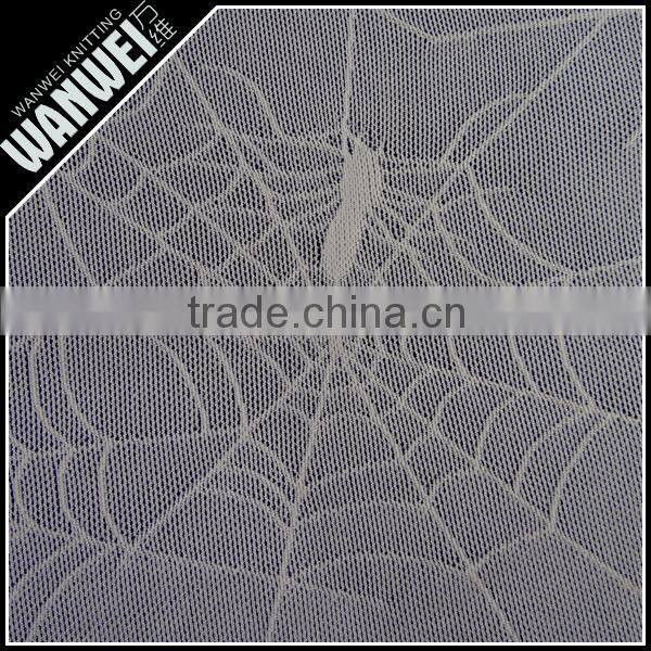 Smooth spider web new product elastic and bright nylon spandex lace fabric for different dress and skirts manufactur sellin 4024