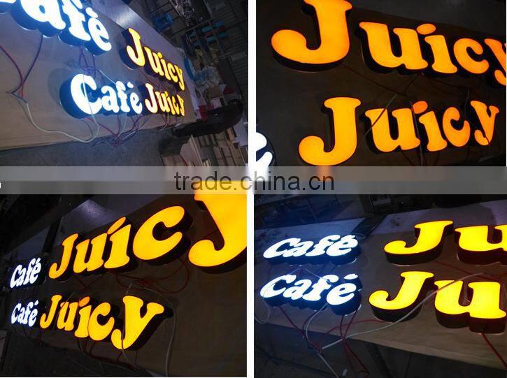 3d various typeface small metal number signs