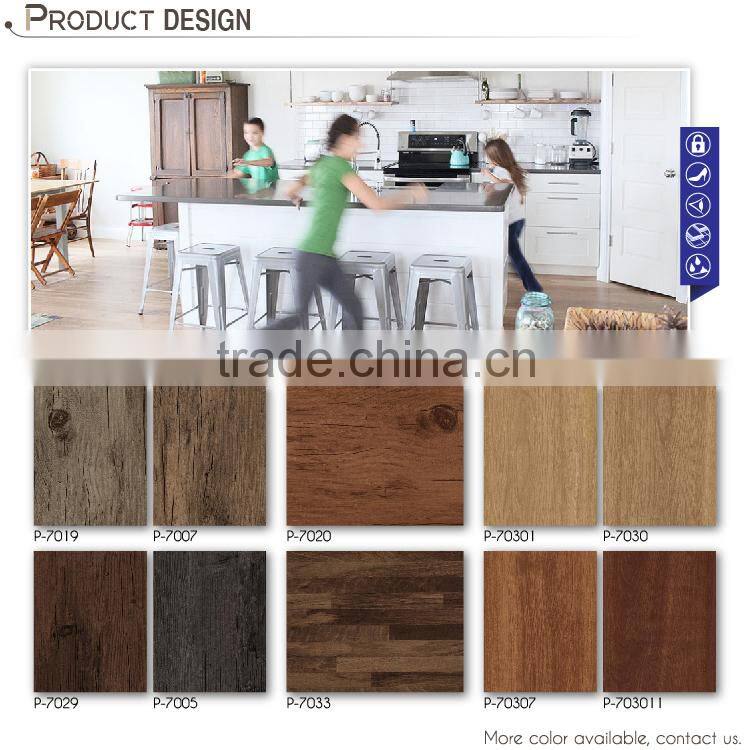 Unique Design Woven Vinyl Flooring Tile