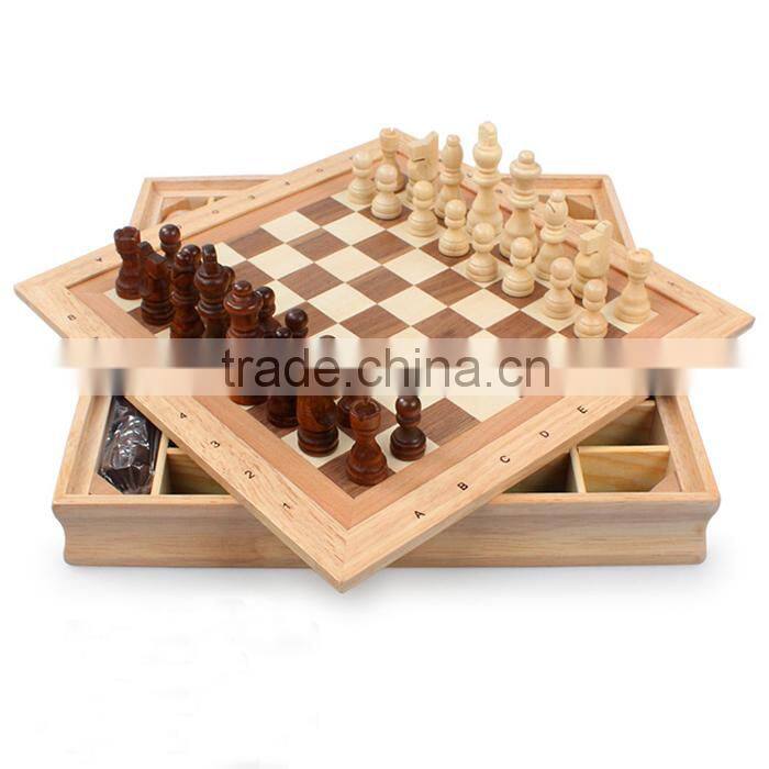 Folding wooden Chess Chessboard Chess Wooden Chess