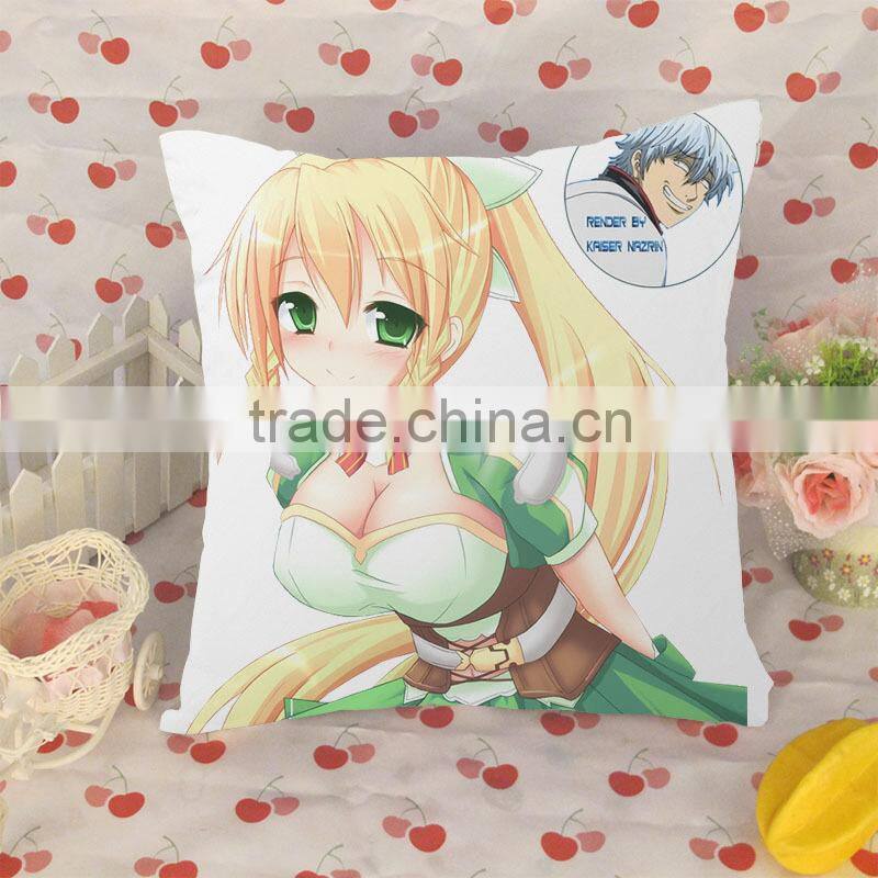 Custom made printed sword art online throw pillow
