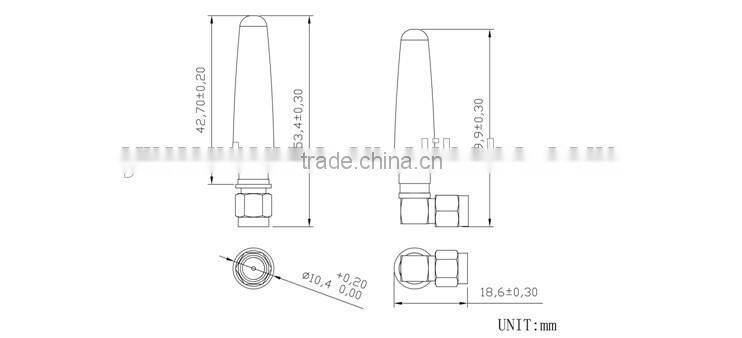 3dBi IP Camera RP-SMA 2.4G Wi-Fi Booster Wireless Antenna For Router Network PC