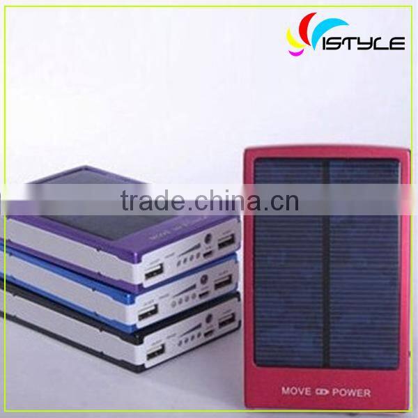 outdoor high capacity solar power bank 30000mah