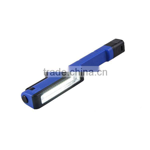 Plastic Portable Pen Shape LED Work Light Bar Torch 3*AAA LED Working Torch Light