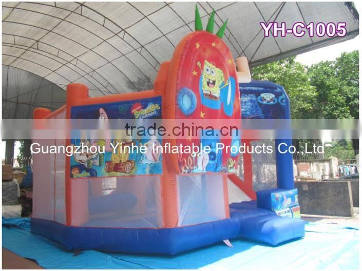 Commercial bouncer, inflatable castle with slide
