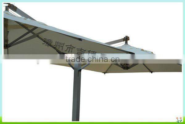 luxurious big garden decoration twin umbrella