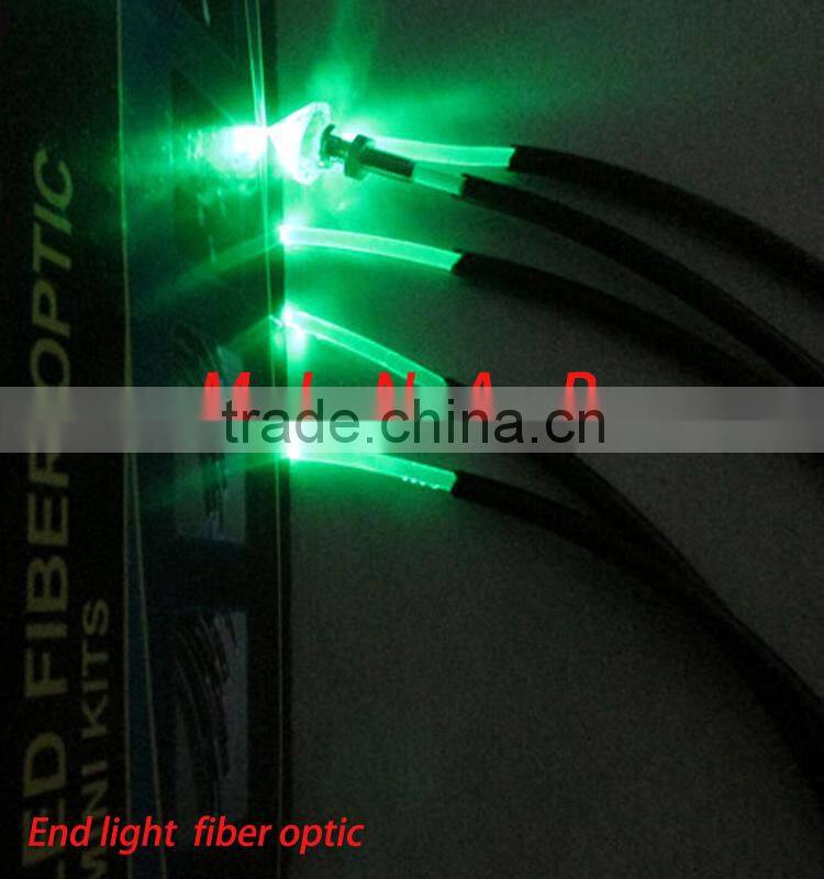 2015 color changing outdoor fiber optic led deck lighting for garden