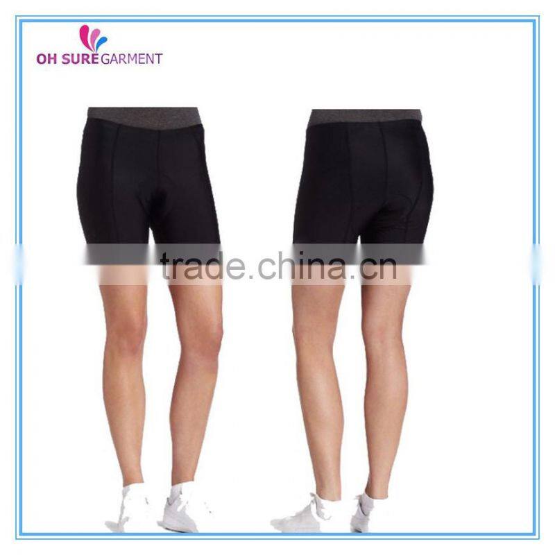 86% nylon 14% spandex womens dry fit bike short