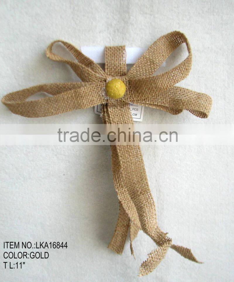handmade artificial flowers burlap butterfly christmas decorations ornament