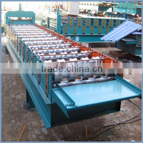 820 Trapezoidal Coloured Metal Roofing Sheet Molding Machine