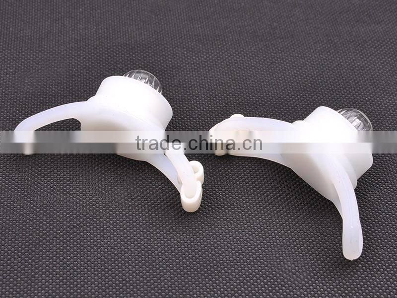 Silicone White LED Bicycle Light for Outdoor Wholesale
