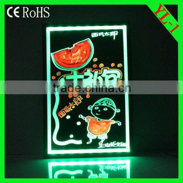 Acrylic fluorescent markers for led writing board