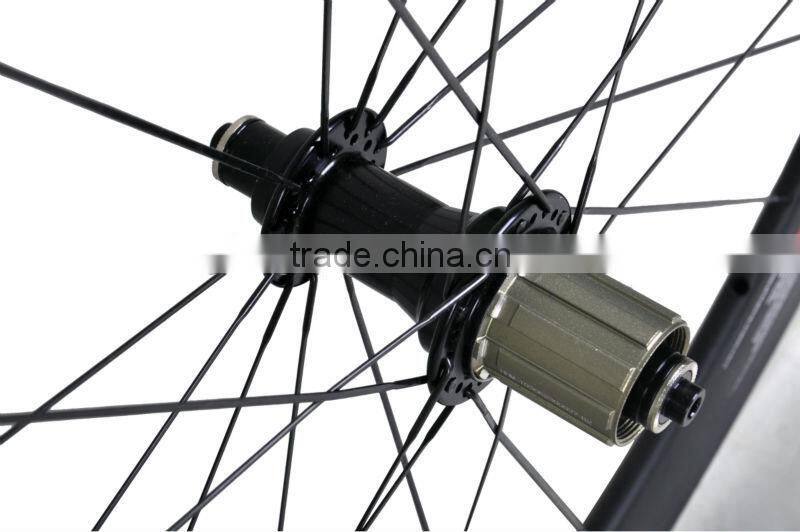 New Carbon Road Wheelset 50mm Tubular/Clincher Road Bike Carbon Tubular Wheels/Rims, UD Matt/Glossy