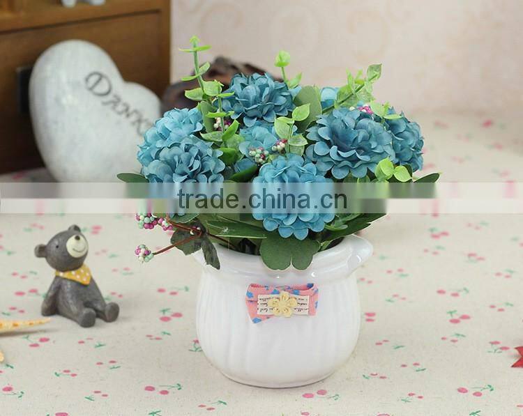 Wedding wholesale hydrangea artificial silk flowers