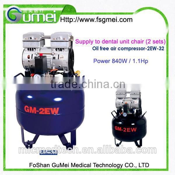 GuMei dental air compressor Silent Oil Free Air Compressor Silent And Oil Free Air Compressor Low Noise Oil Free Portable Oill
