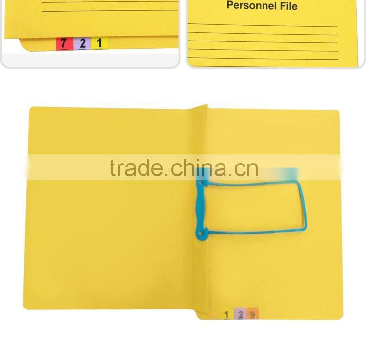 Personal file folder Malina folder with plastic fastener