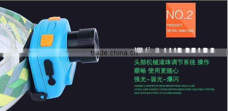 Mini Sensing Headlight 50Meter Distance Head Torch Lamp Cap/Hat Light For Reading Fishing Camping