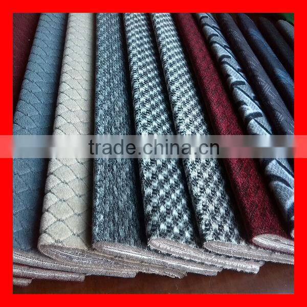 Polyester Embossed Car Seat Velour Fabric