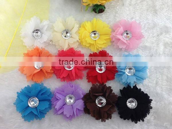 Mini Chiffon Flowers ,wholesale Gauze flower-DIY Flower