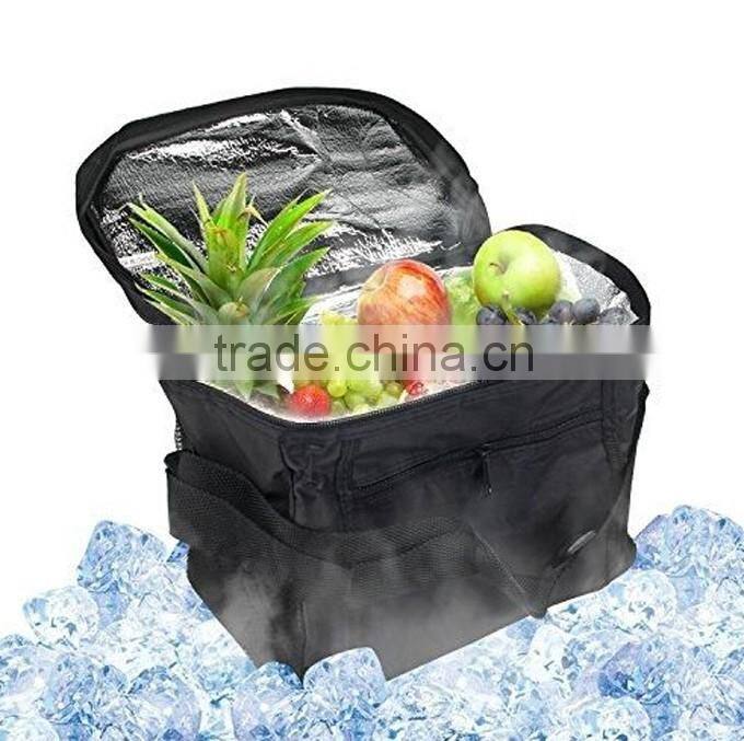 Insulated Bag Lunch Tote Bag Box Cooler Bag Black Color