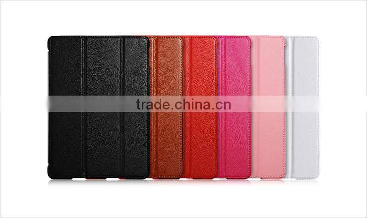 new arrival real leather case for iPad Air 2