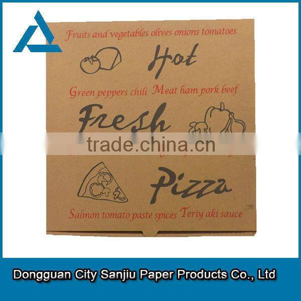 China factory both size brand name printed your trusted pizza box