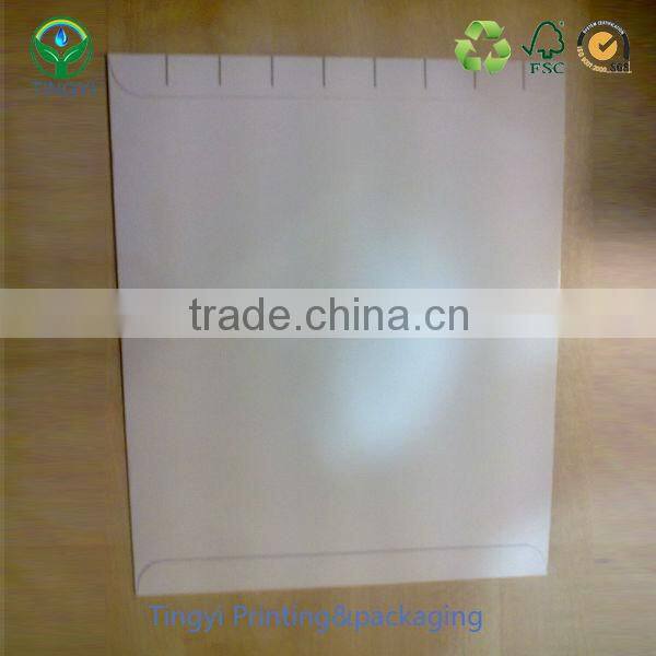 black envelope with insert