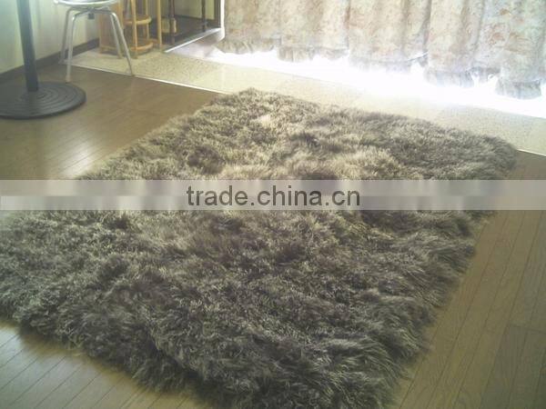 hot selling mongolia tibet lamb fur blanket